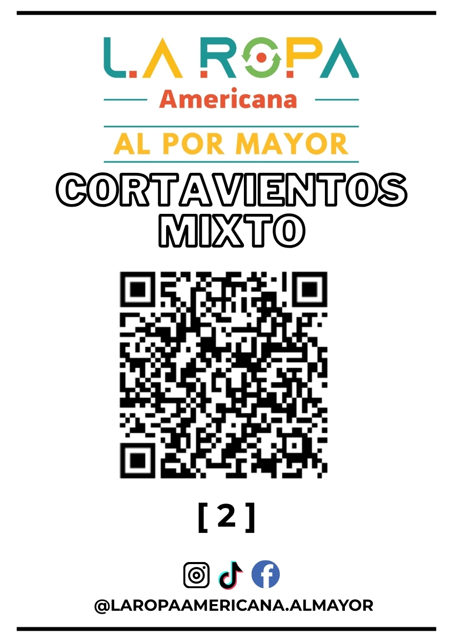 LOTE CORTAVIENTOS MIXTO 20KG PRIMERA (1) | LA ROPA AMERICANA AL POR MAYOR
