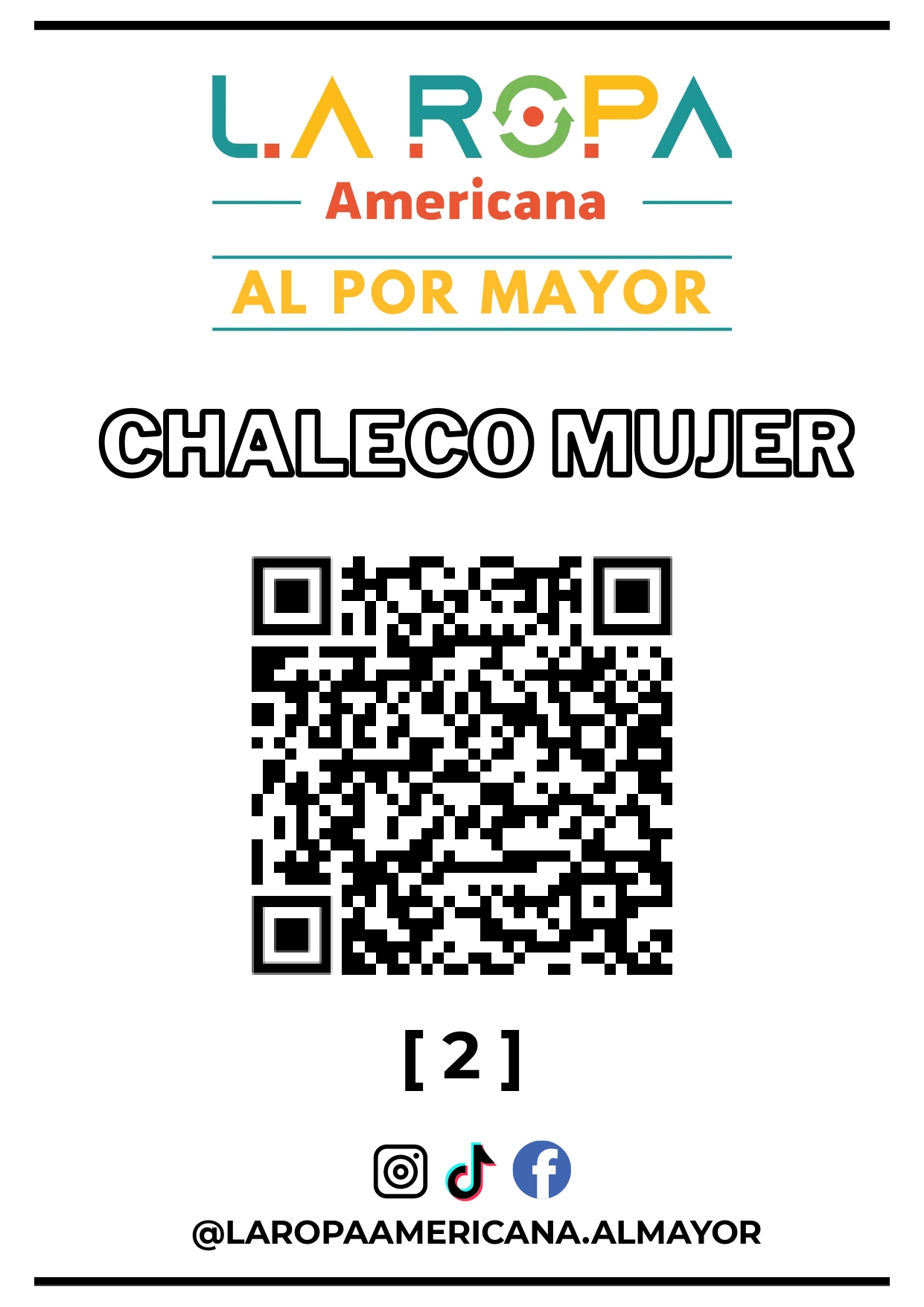 LOTE DE CHALECO MUJER 20KG PRIMERA (2) | LA ROPA AMERICANA AL POR MAYOR