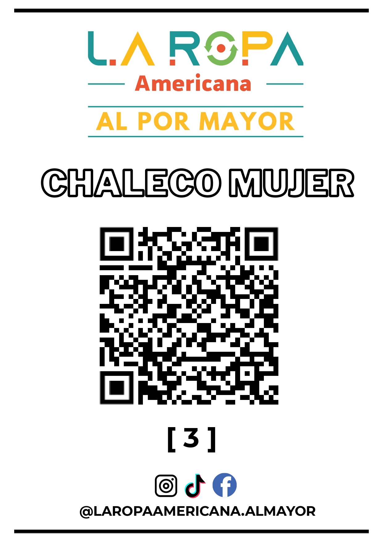 LOTE DE CHALECO MUJER 20KG PRIMERA (3) | LA ROPA AMERICANA AL POR MAYOR