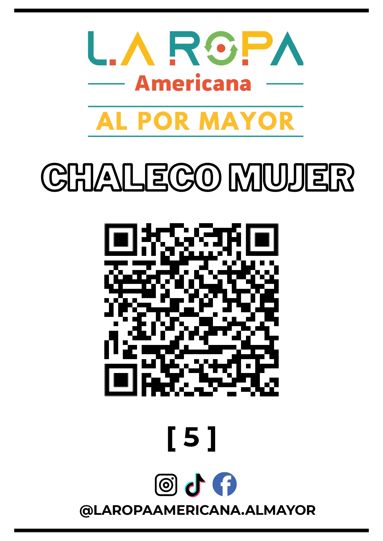 LOTE DE CHALECO MUJER 20KG PRIMERA (5) | LA ROPA AMERICANA AL POR MAYOR