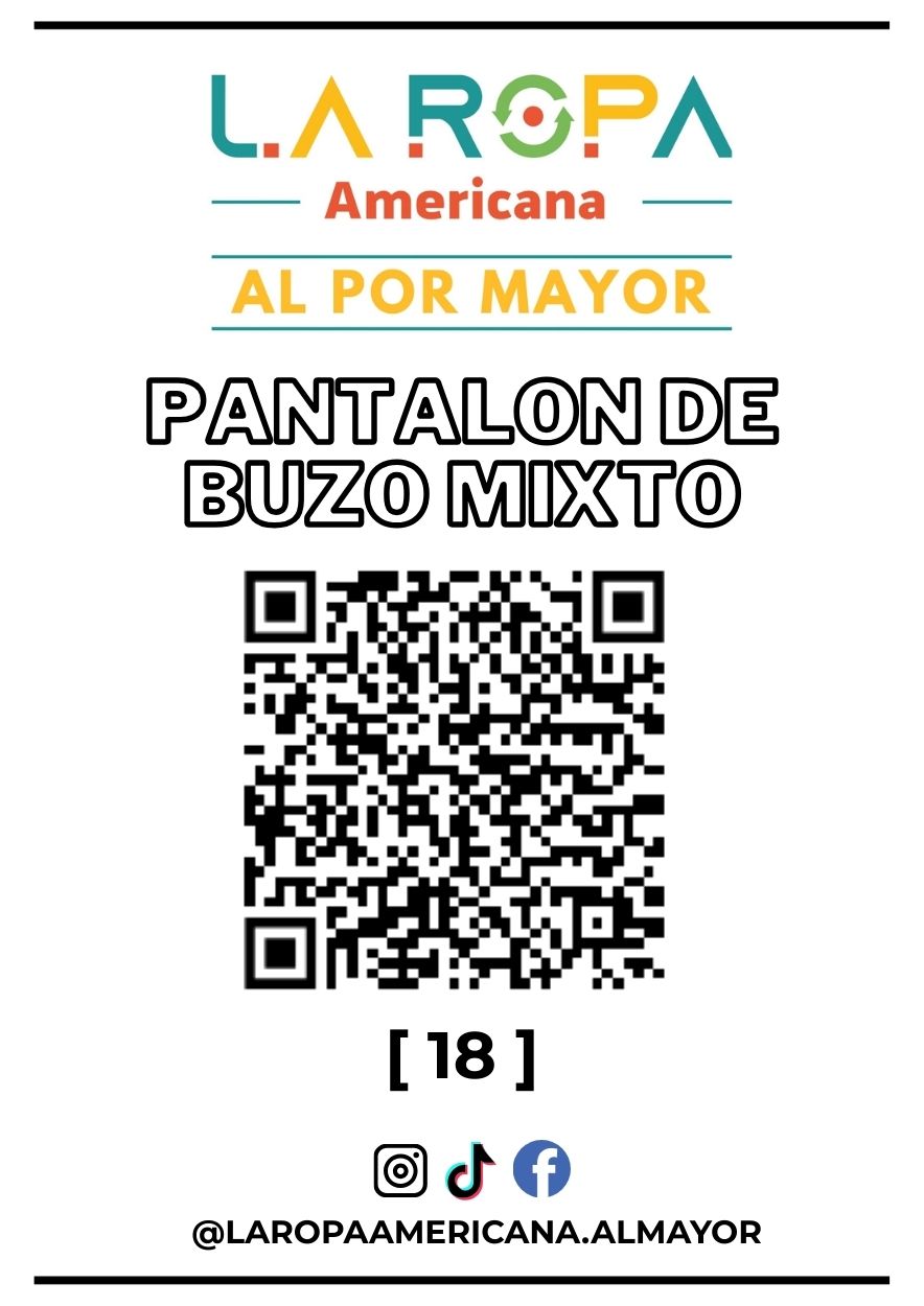 LOTE PANTALON DE BUZO MIXTO 20KG PRIMERA | LA ROPA AMERICANA AL POR MAYOR