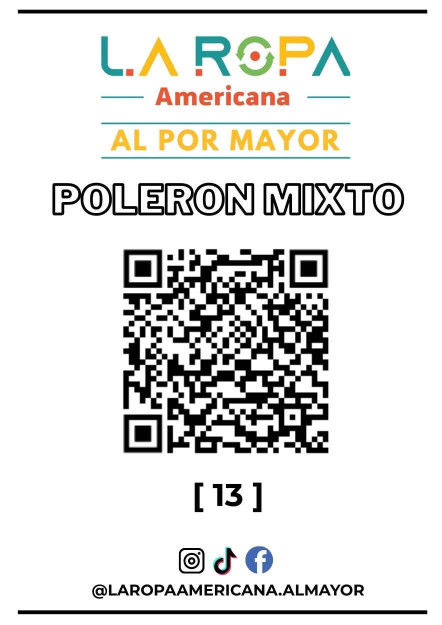 LOTE DE POLERON MIXTO 20KG PRIMERA (13) | LA ROPA AMERICANA AL POR MAYOR