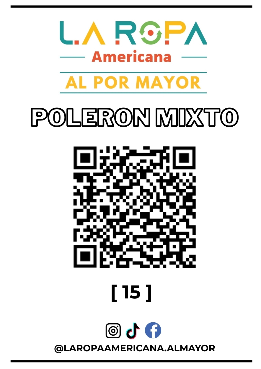 LOTE DE POLERON MIXTO 20KG PRIMERA (15) | LA ROPA AMERICANA AL POR MAYOR