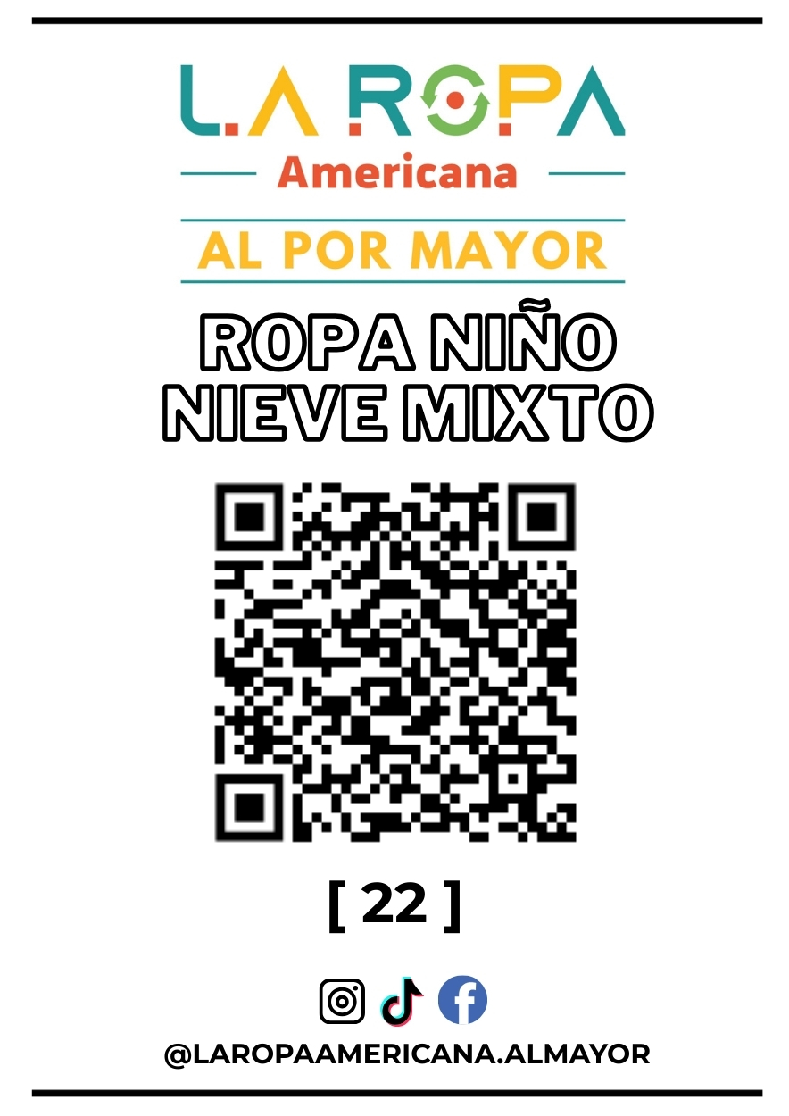 LOTE ROPA DE NIEVE NIÑO MIXTO 20KG PRIMERA (21) | LA ROPA AMERICANA AL POR MAYOR