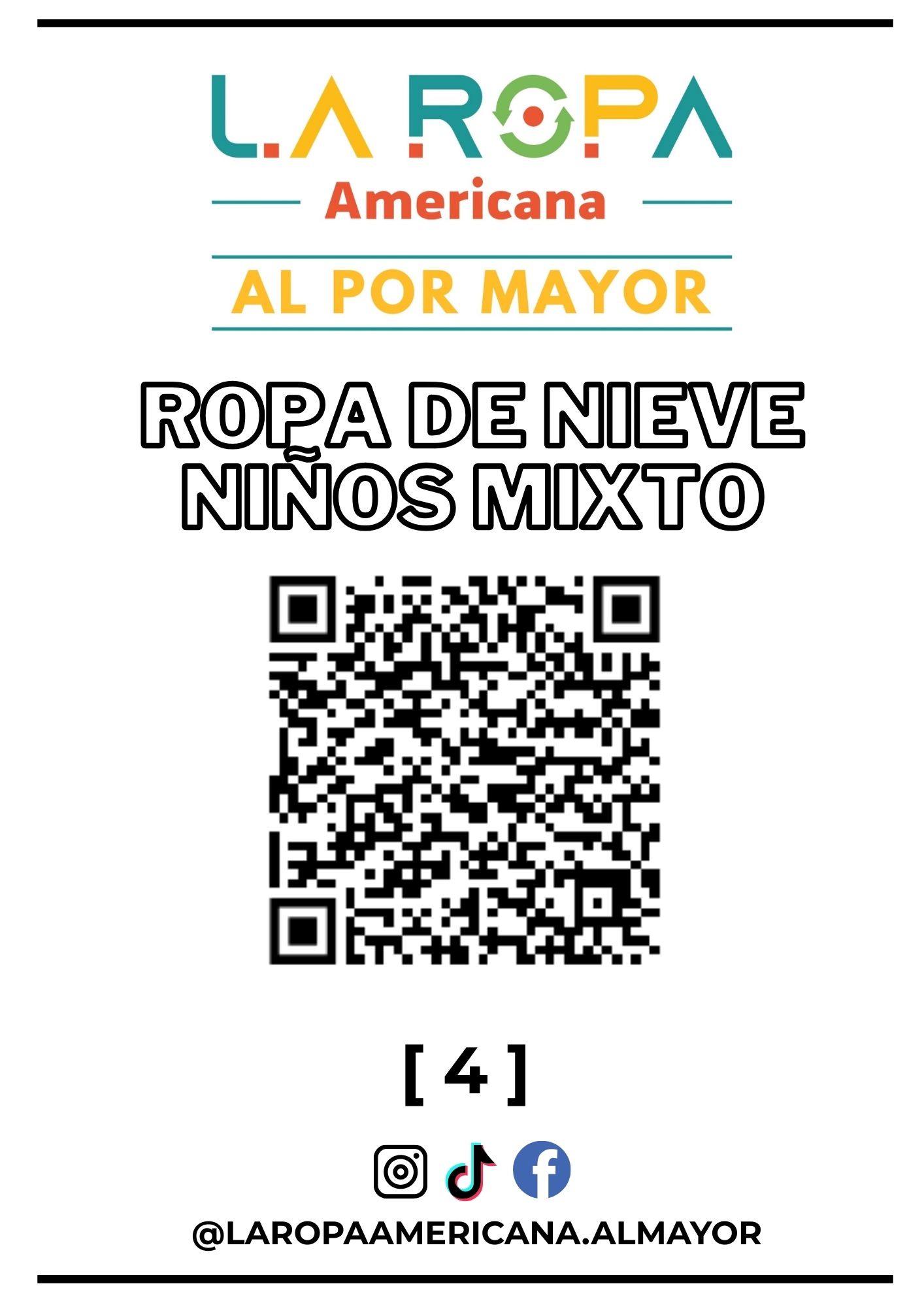 SACO ROPA NIEVE NIÑO MIXTO 20KG PRIMERA (4) | LA ROPA AMERICANA AL POR MAYOR
