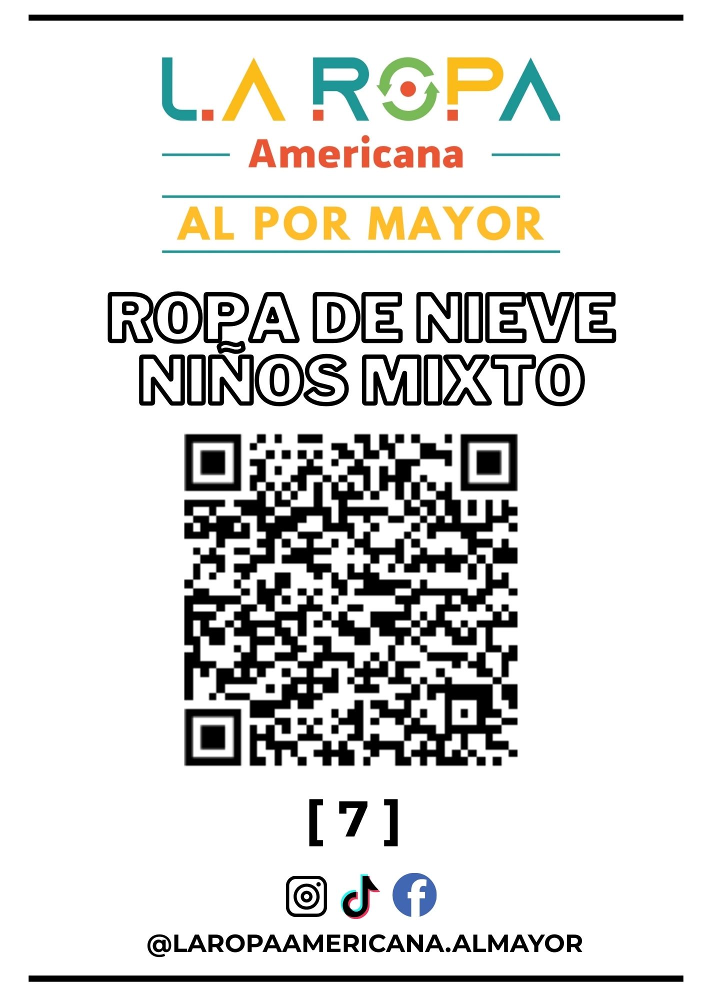 SACO ROPA DE NIEVE NIÑO MIXTO 20KG PRIMERA (7) | LA ROPA AMERICANA AL POR MAYOR