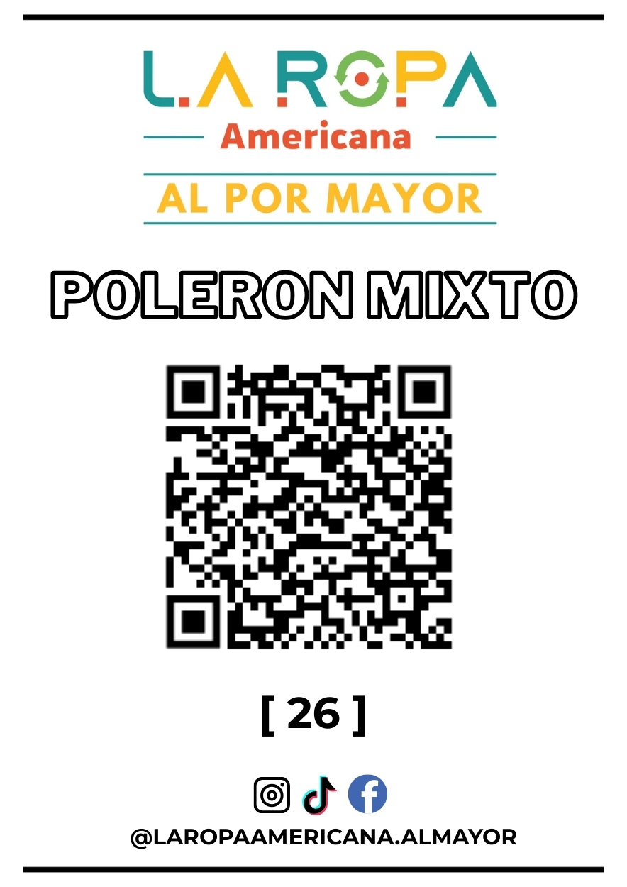 LOTE POLERON MIXTO 20KG PRIMERA (25) | LA ROPA AMERICANA AL POR MAYOR