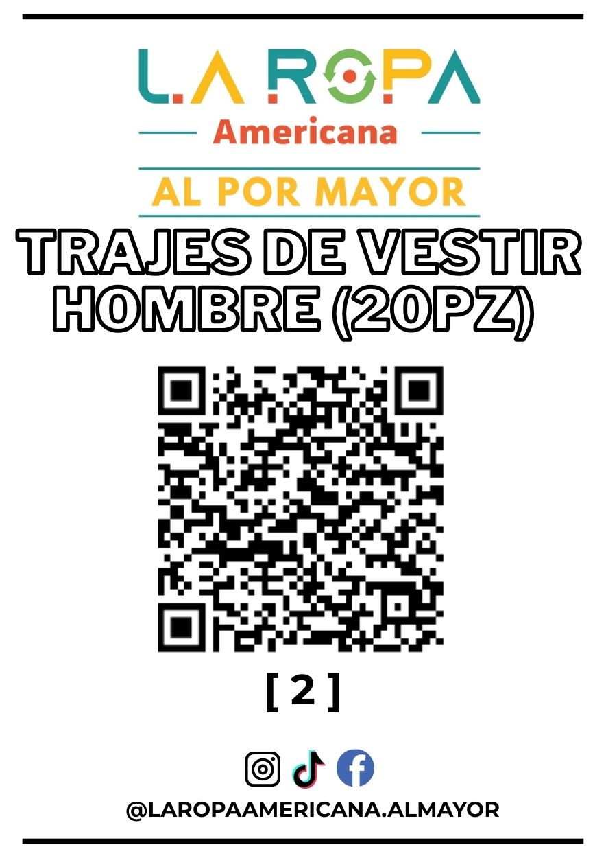 LOTE TRAJES DE VESTIR HOMBRE (20PZ) PRIMERA (2) | LA ROPA AMERICANA AL POR MAYOR