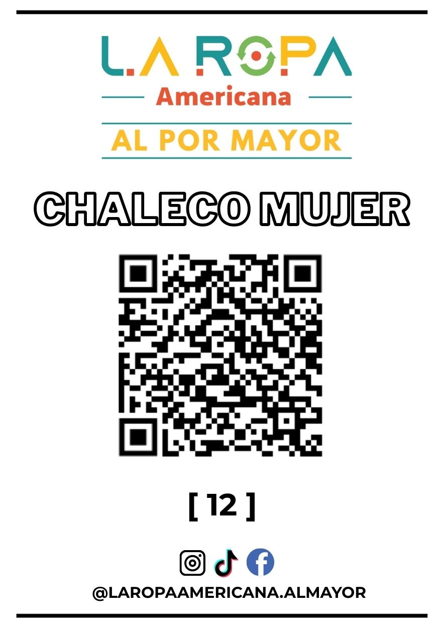 LOTE DE CHALECO MUJER 20KG PRIMERA (12) | LA ROPA AMERICANA AL POR MAYOR