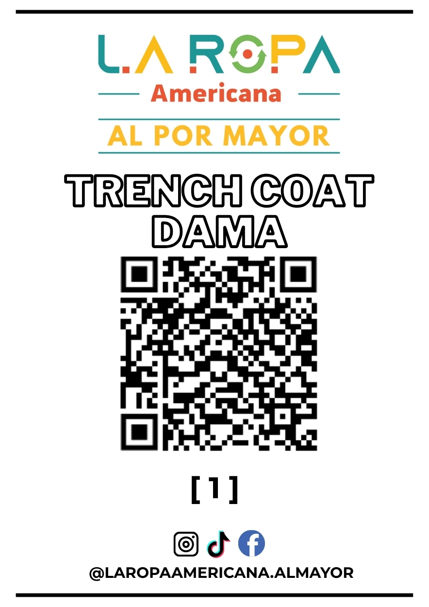LOTE TRENCH COAT DAMA 20KG PRIMERA (1) | LA ROPA AMERICANA AL POR MAYOR