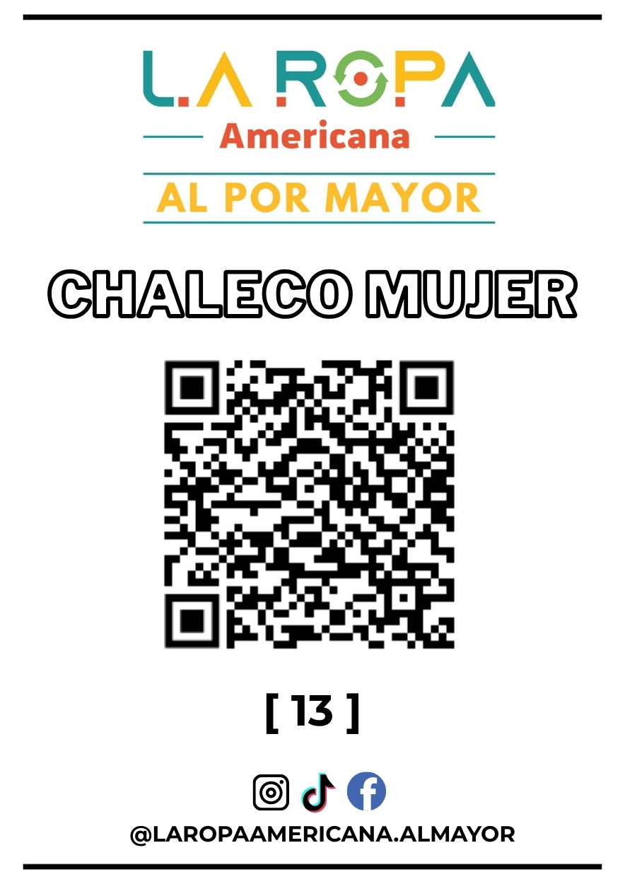 LOTE DE CHALECO MUJER 20KG PRIMERA (13) | LA ROPA AMERICANA AL POR MAYOR