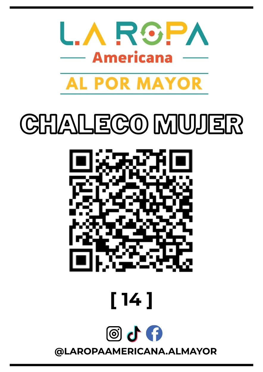 LOTE DE CHALECO MUJER 20KG PRIMERA (14) | LA ROPA AMERICANA AL POR MAYOR