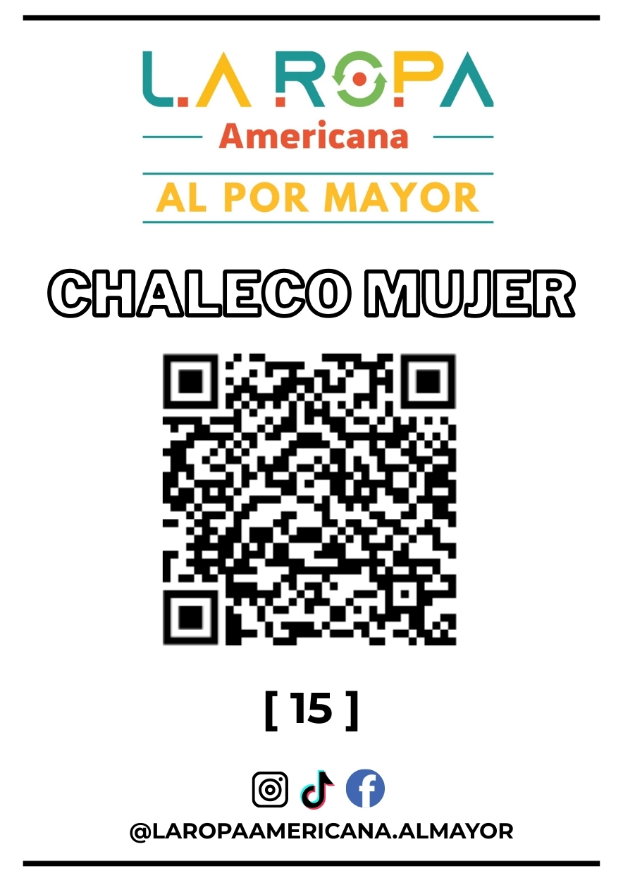 LOTE DE CHALECO MUJER 20KG PRIMERA (15) | LA ROPA AMERICANA AL POR MAYOR