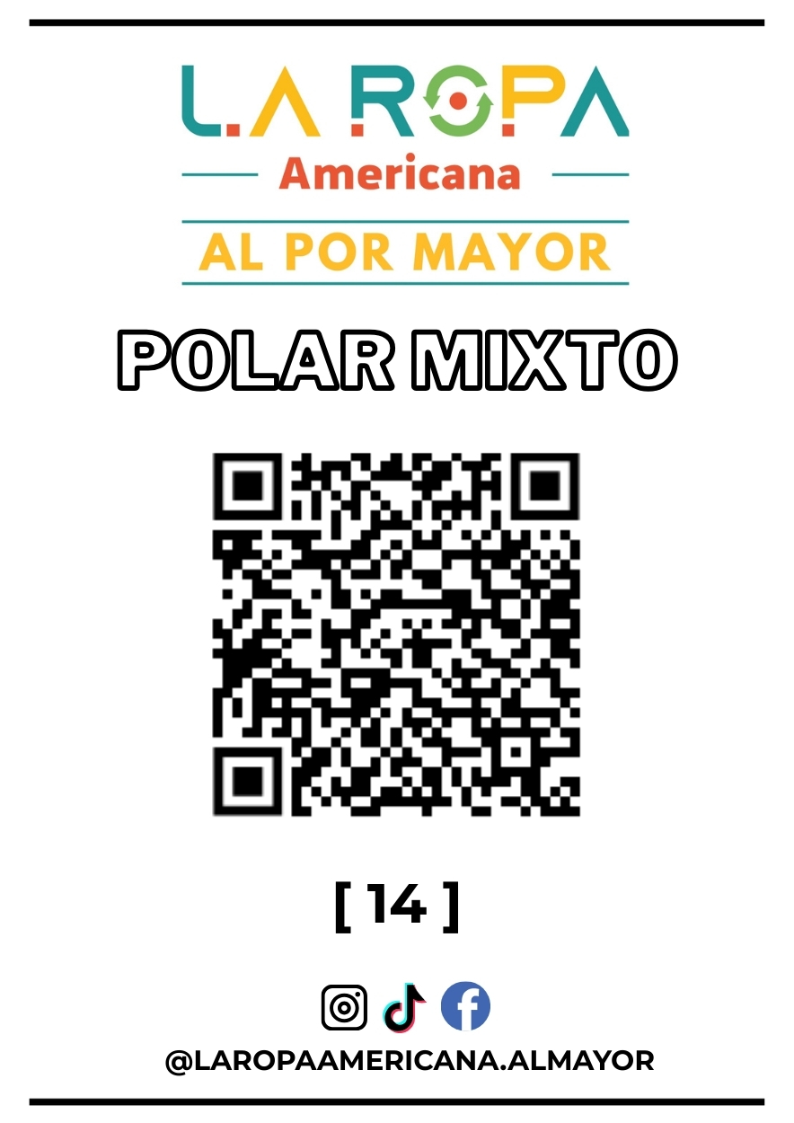 LOTE POLAR MIXTO 20KG PRIMERA (14) | LA ROPA AMERICANA AL POR MAYOR